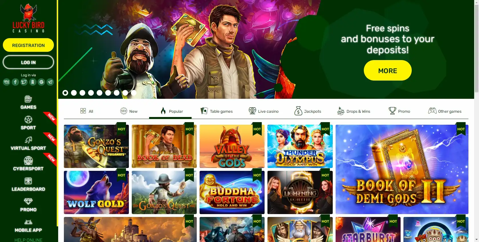 Lucky Bird Casino Review