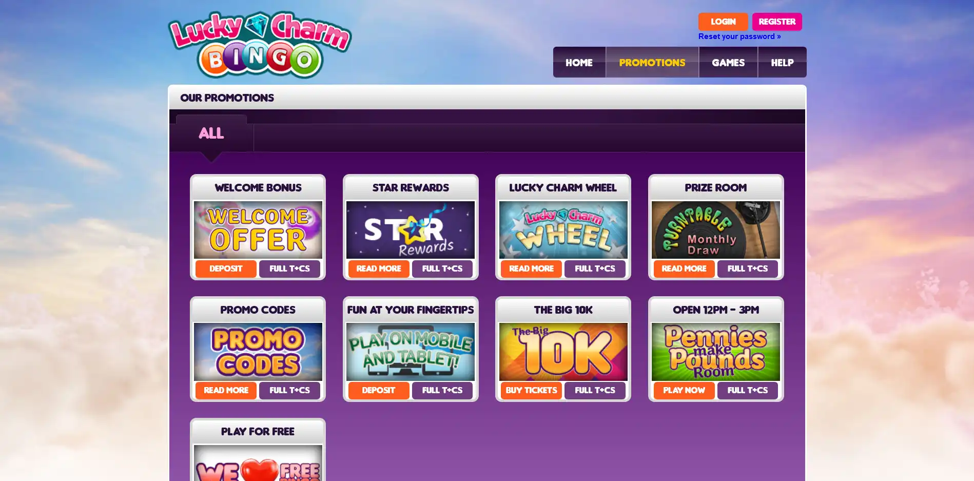 Lucky Charm Bingo Casino No Deposit Bonus