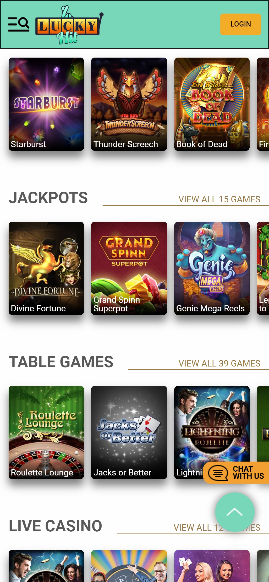 Lucky Hit Casino Mobile Games Review