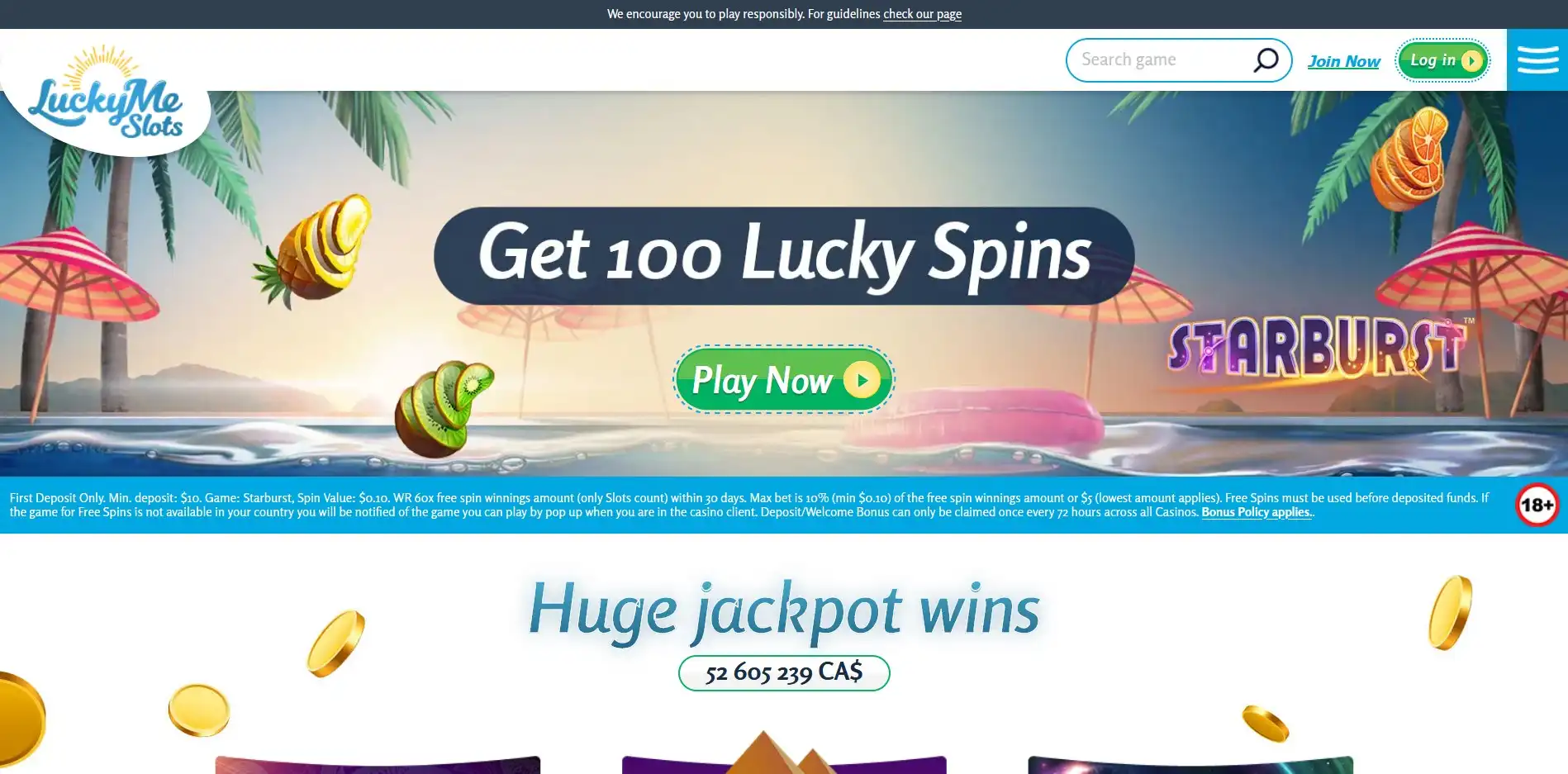 LuckyMe Slots Review