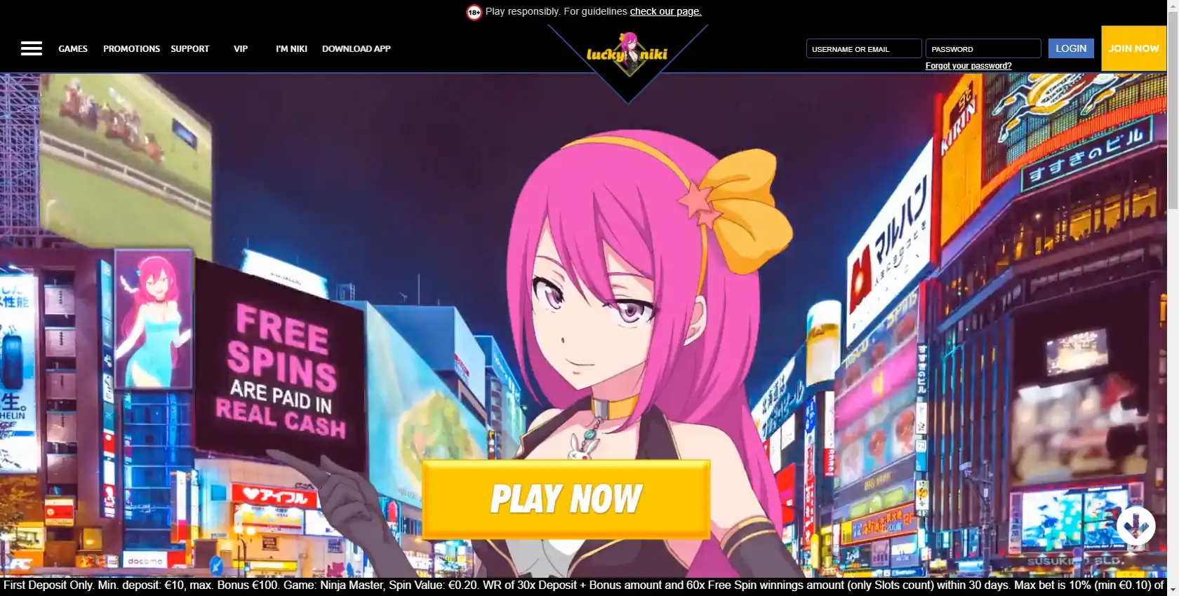 Lucky Niki Casino Review