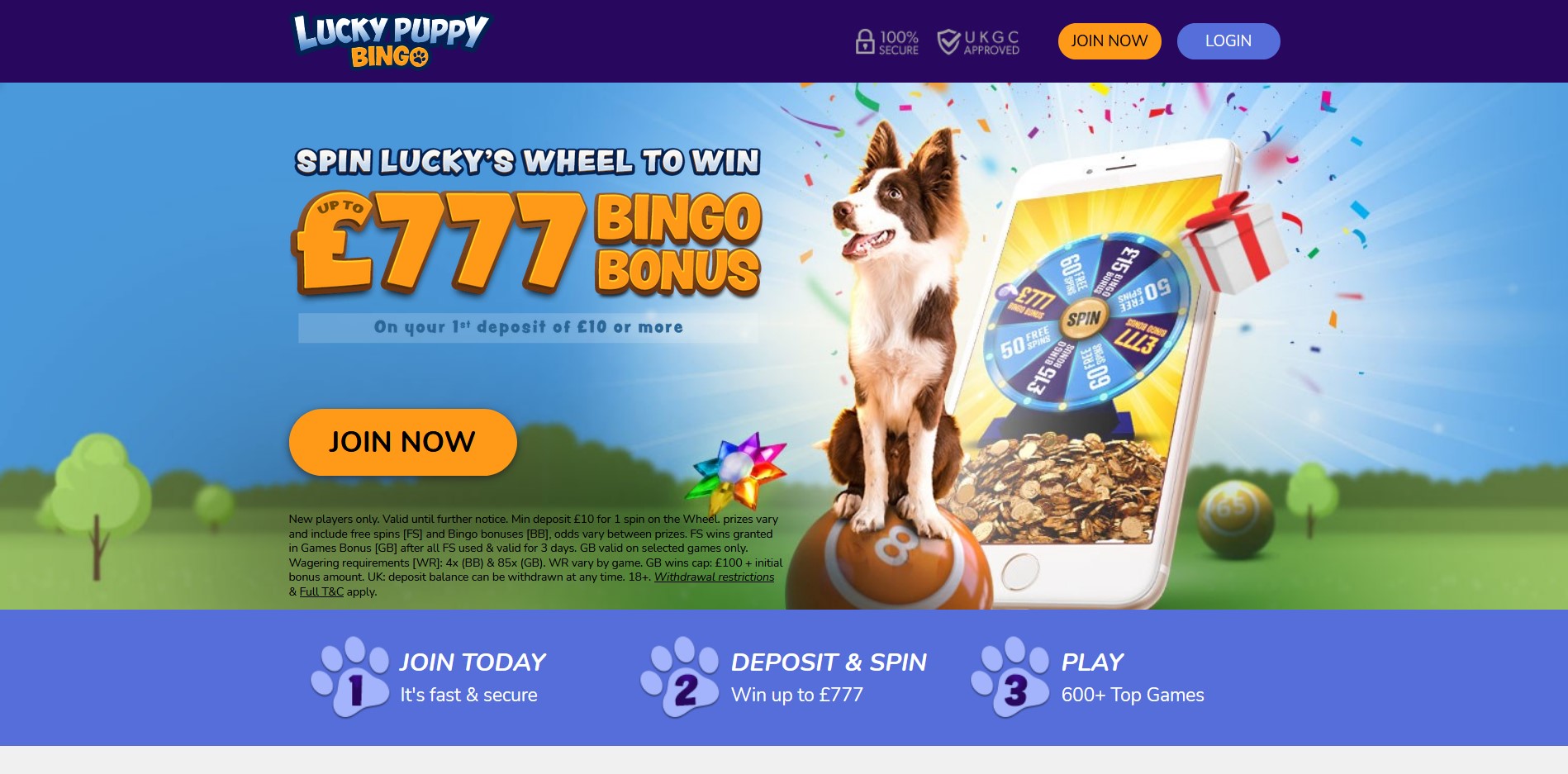 Lucky Puppy Bingo Review