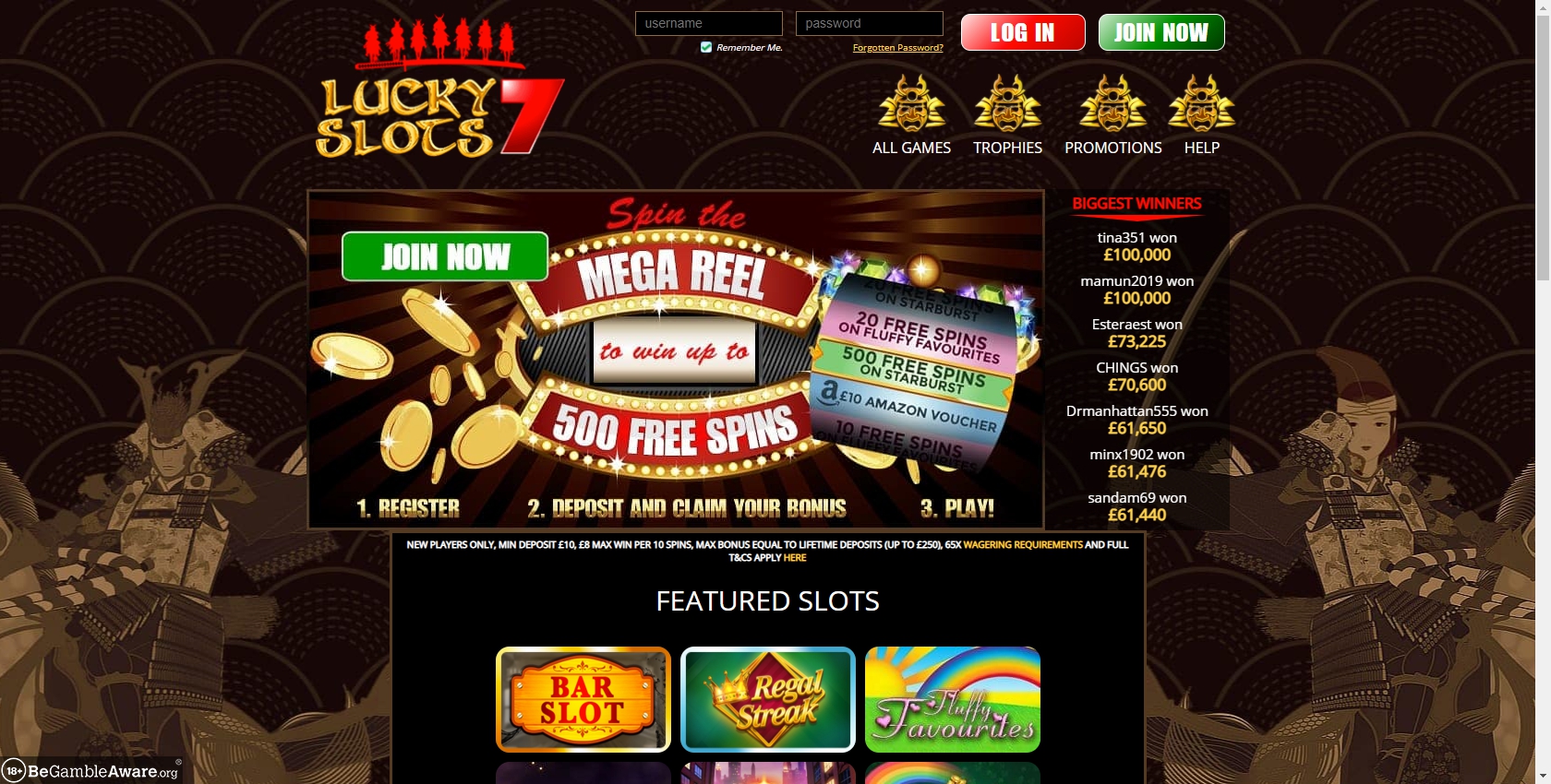 Lucky Slots 7 Casino Review