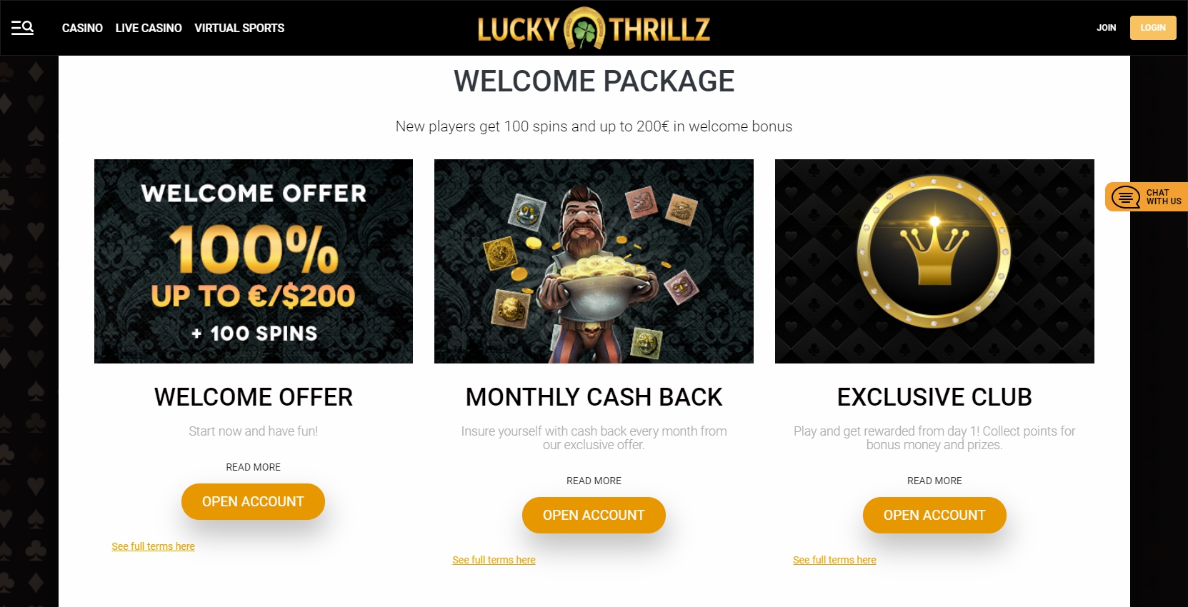 Lucky Thrillz Casino No Deposit Bonus