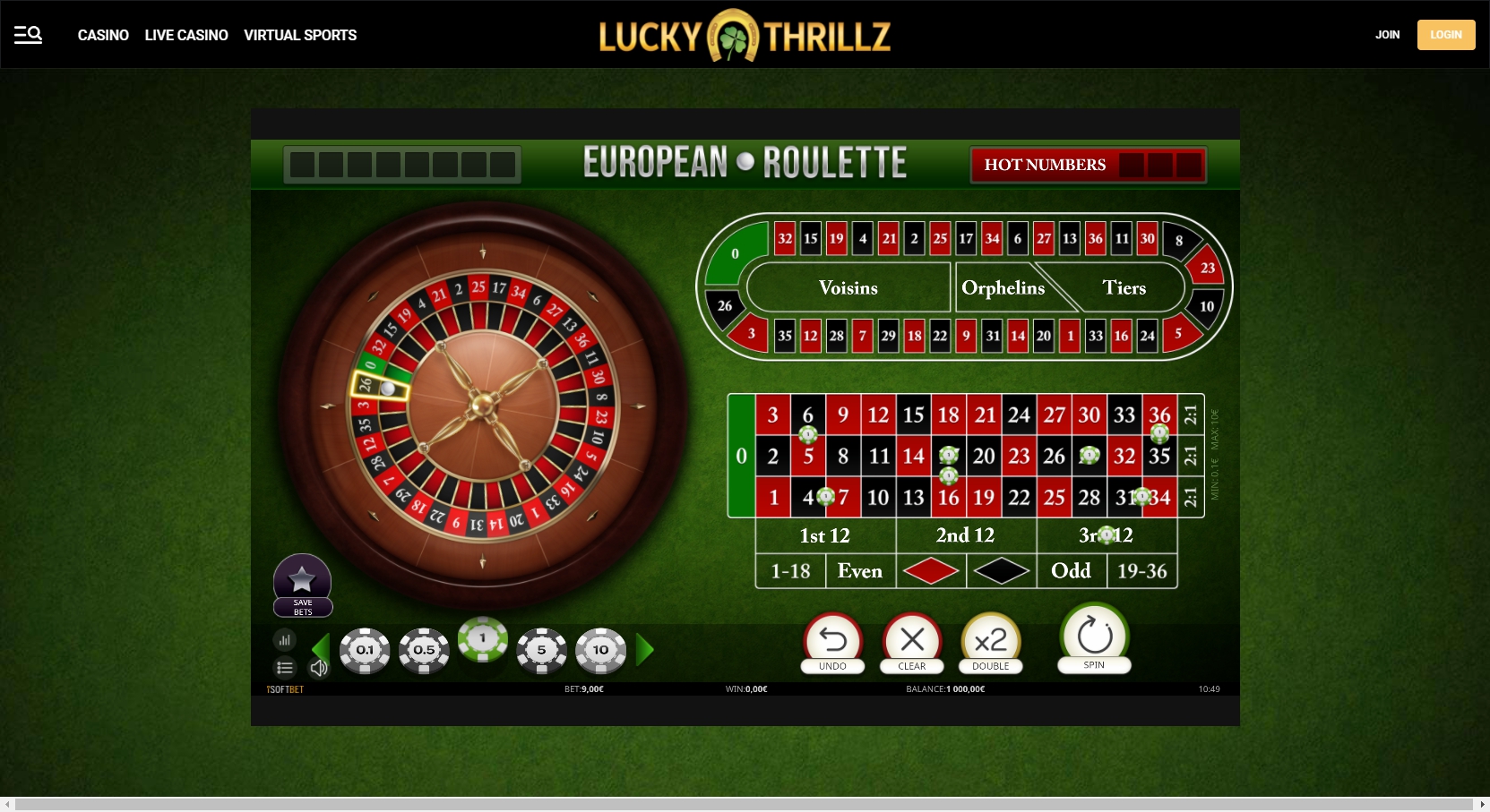 Lucky Thrillz Casino Casino Games
