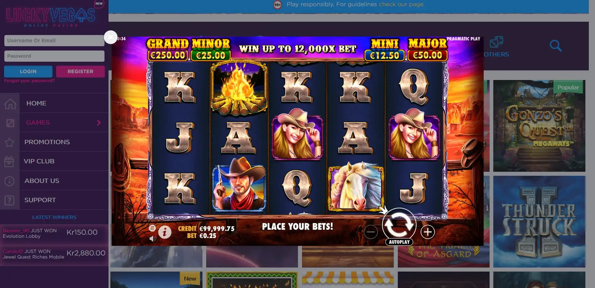 Lucky Vegas Slot Games