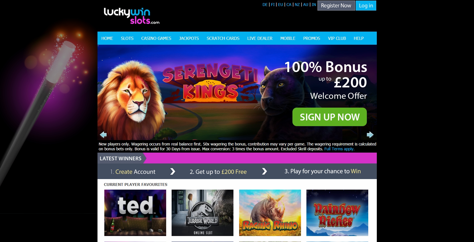 Lucky Win Slots Casino Review