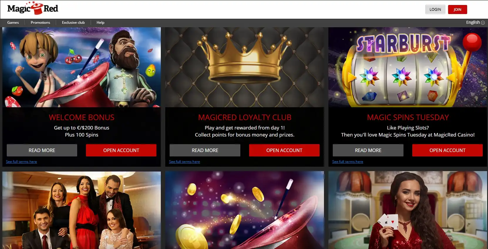 Magic Red Casino No Deposit Bonus