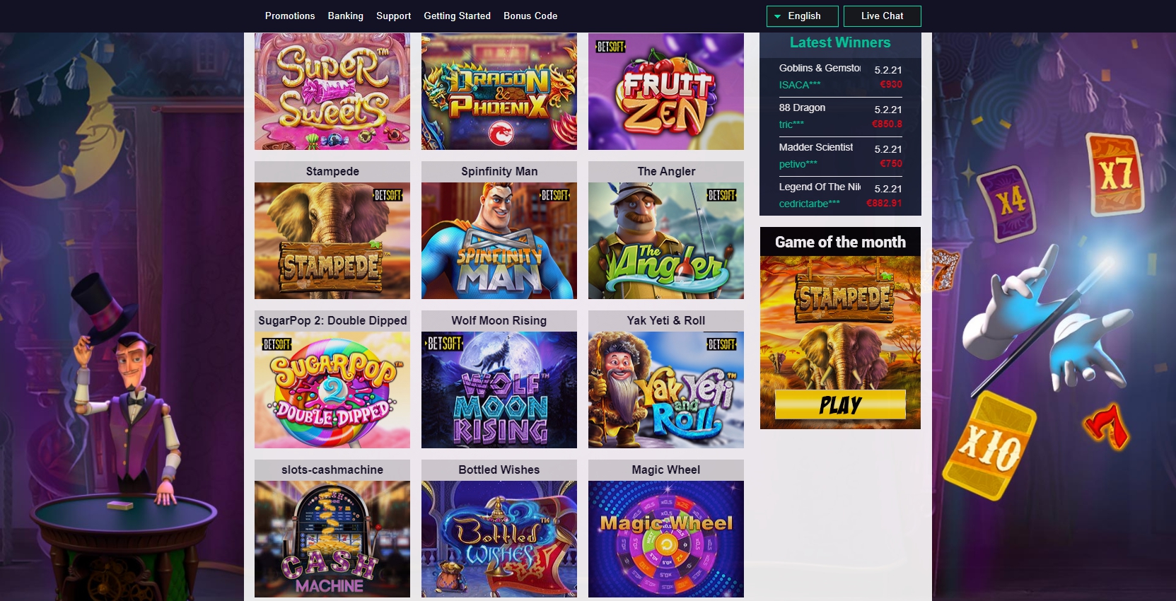 Magik Casino Games