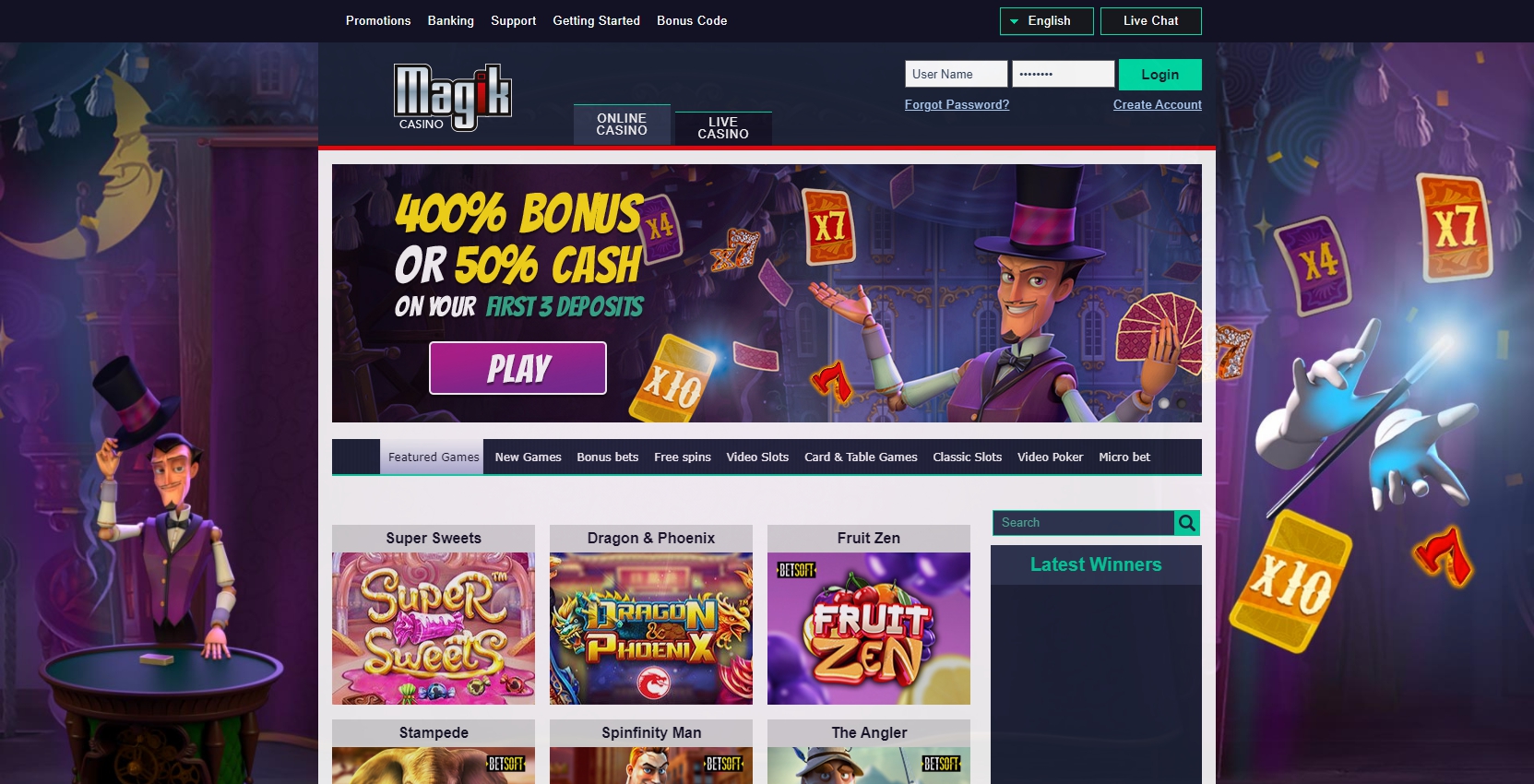 Magik Casino Review