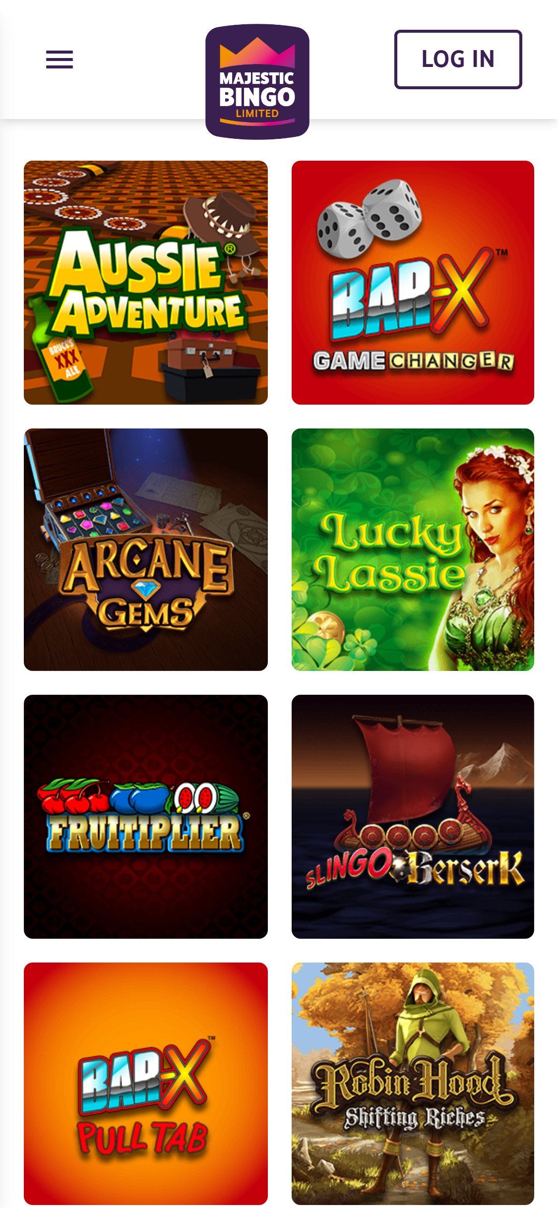Majestic Bingo Casino Mobile Games Review