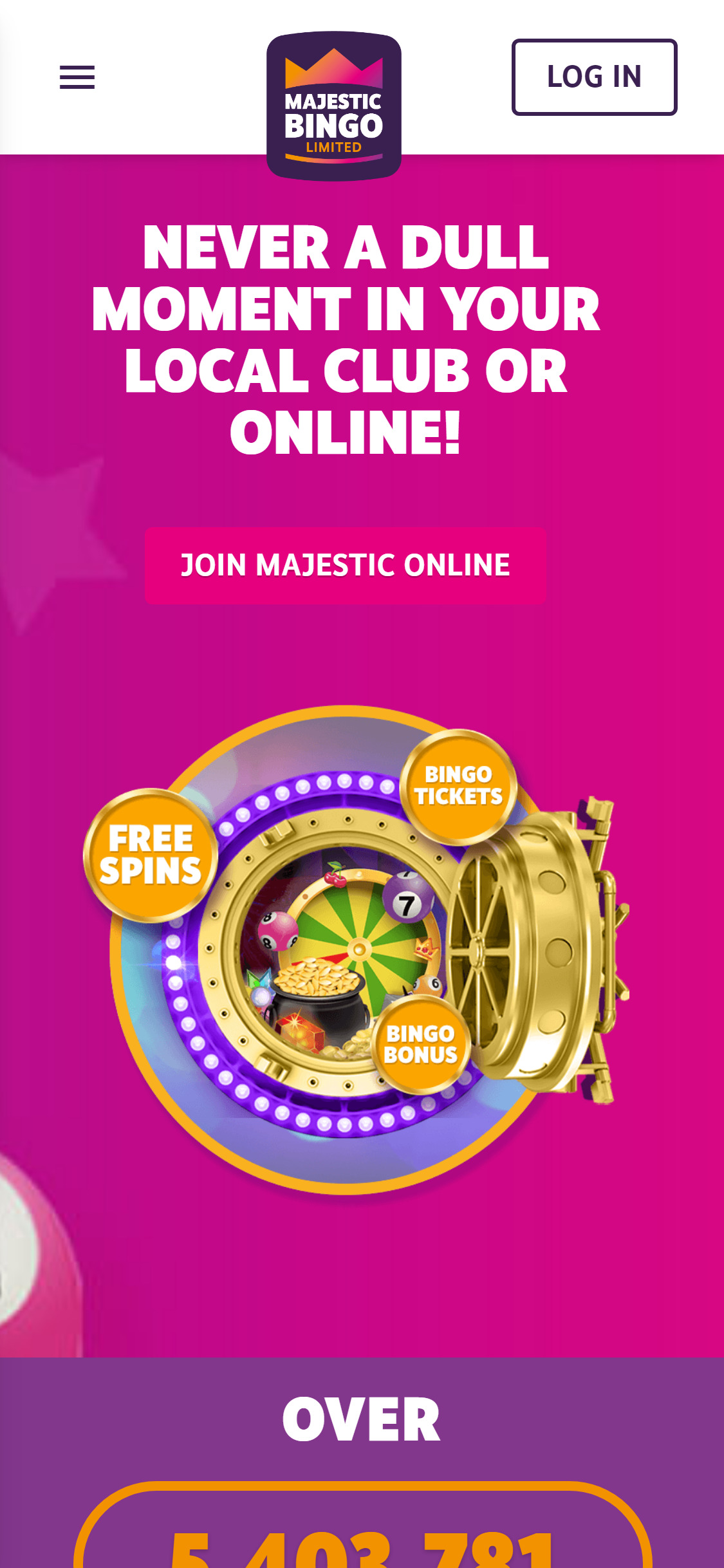 Majestic Bingo Casino Mobile Review