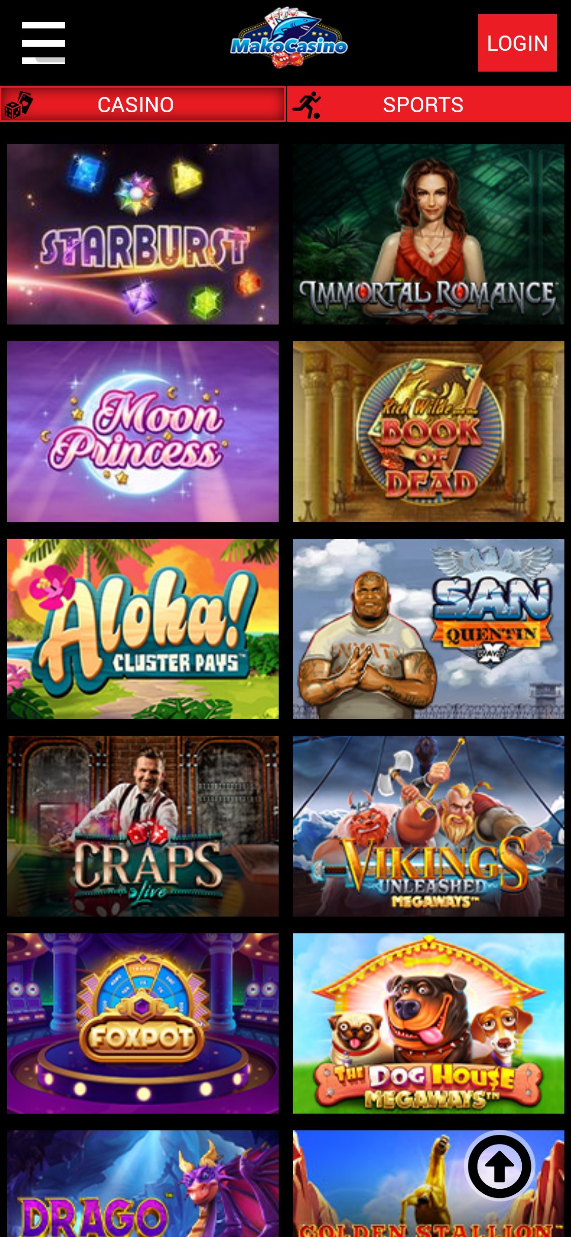 Mako Casino Mobile Games Review