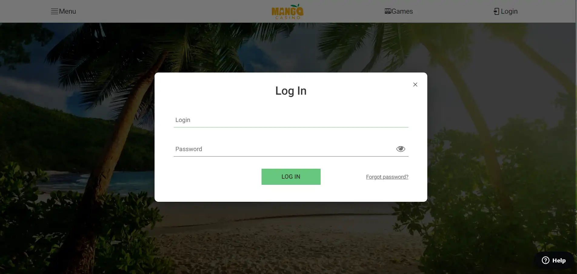 Mango Casino Login
