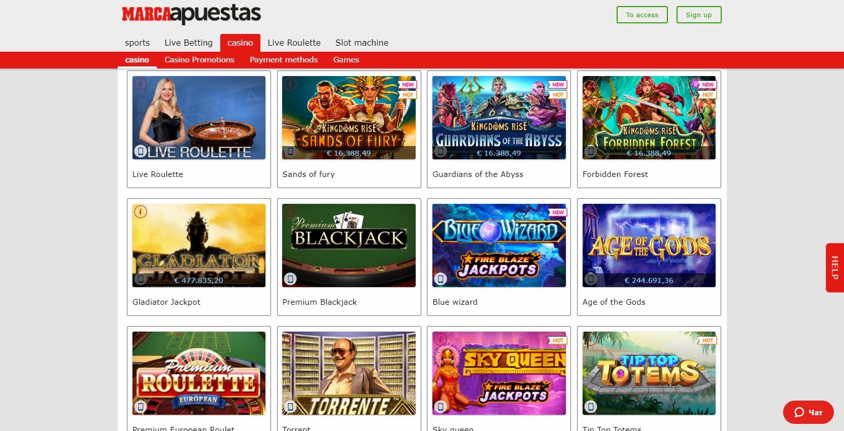 Marca Apuestas Games