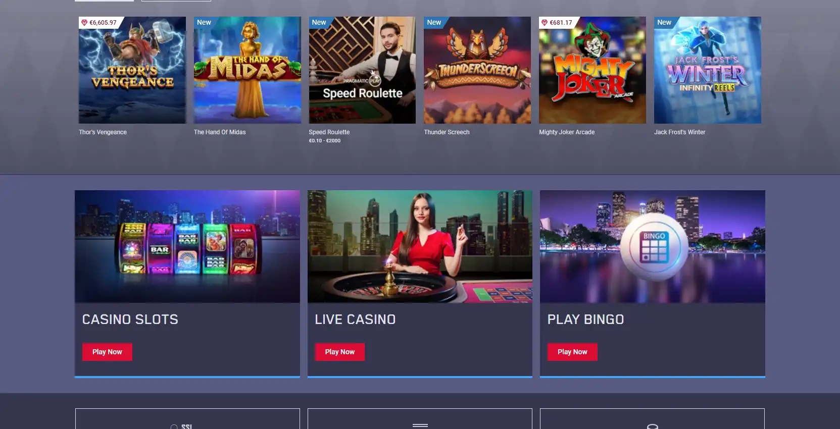 Maria Casino Games