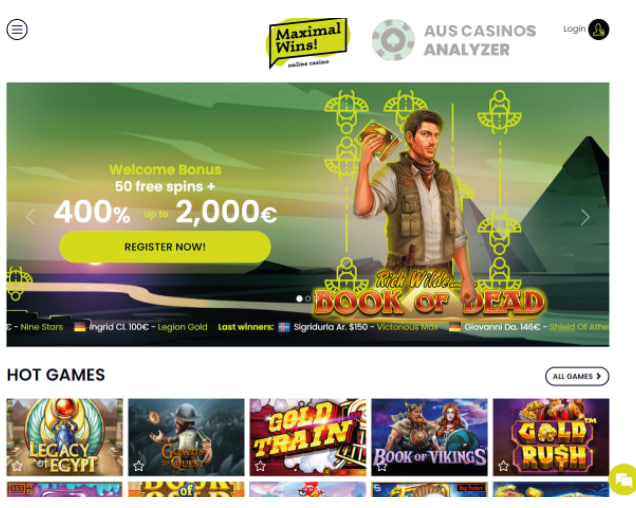 Maximal Wins Online Casino Review