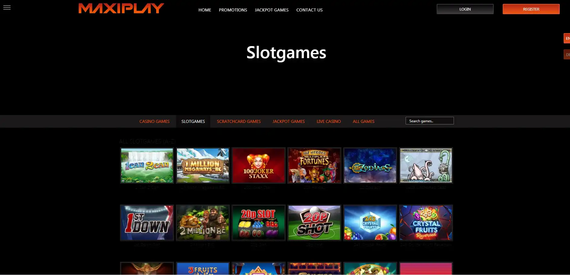 MaxiPlay Casino Login