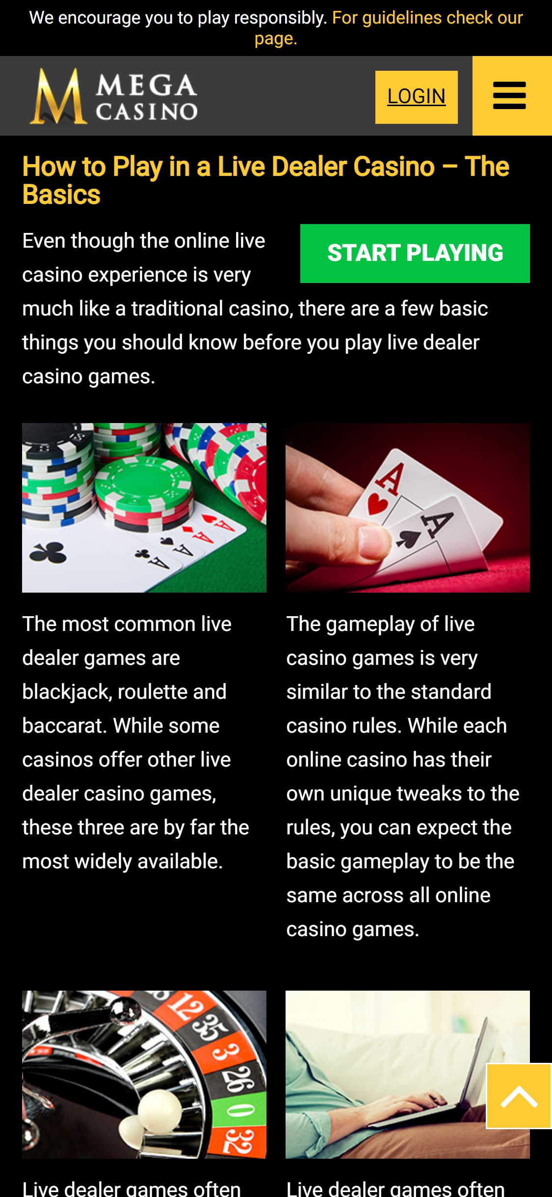 Muss Ressourcen für Unique Casino Mobile haben