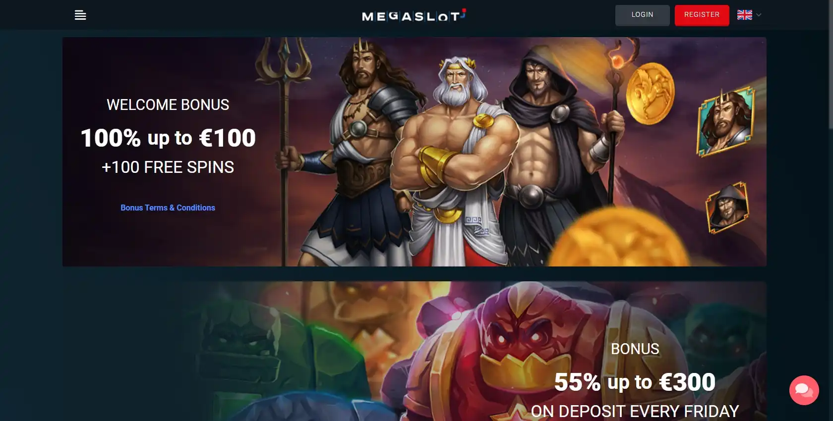 Megaslot Casino No Deposit Bonus