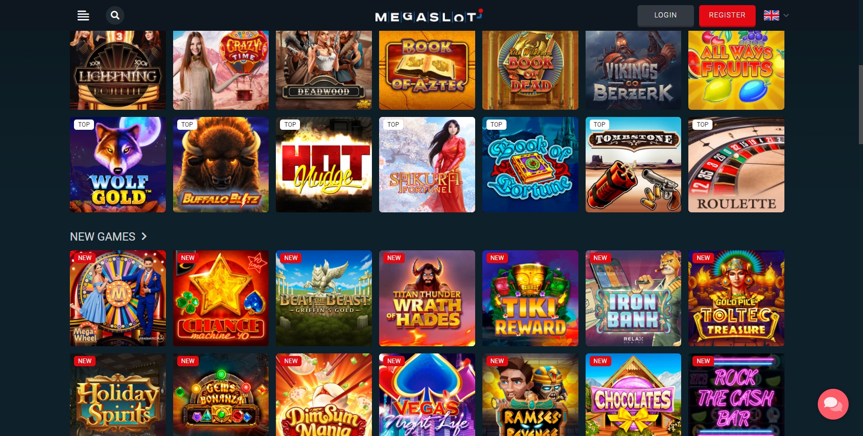 Megaslot Casino Games