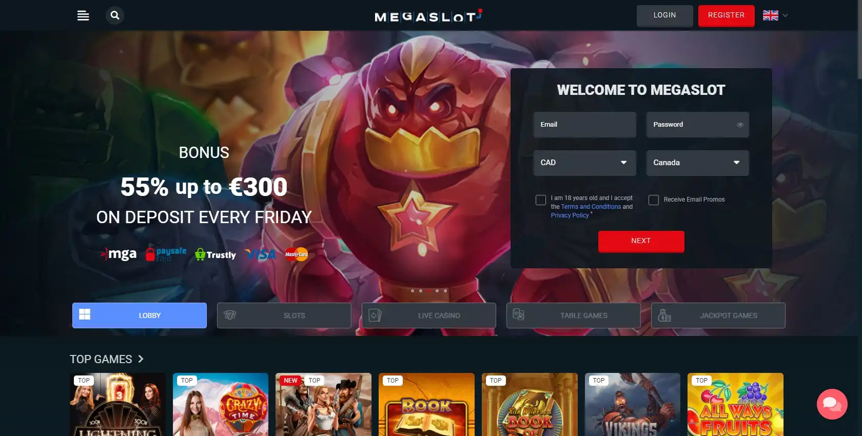 Megaslot Casino Review