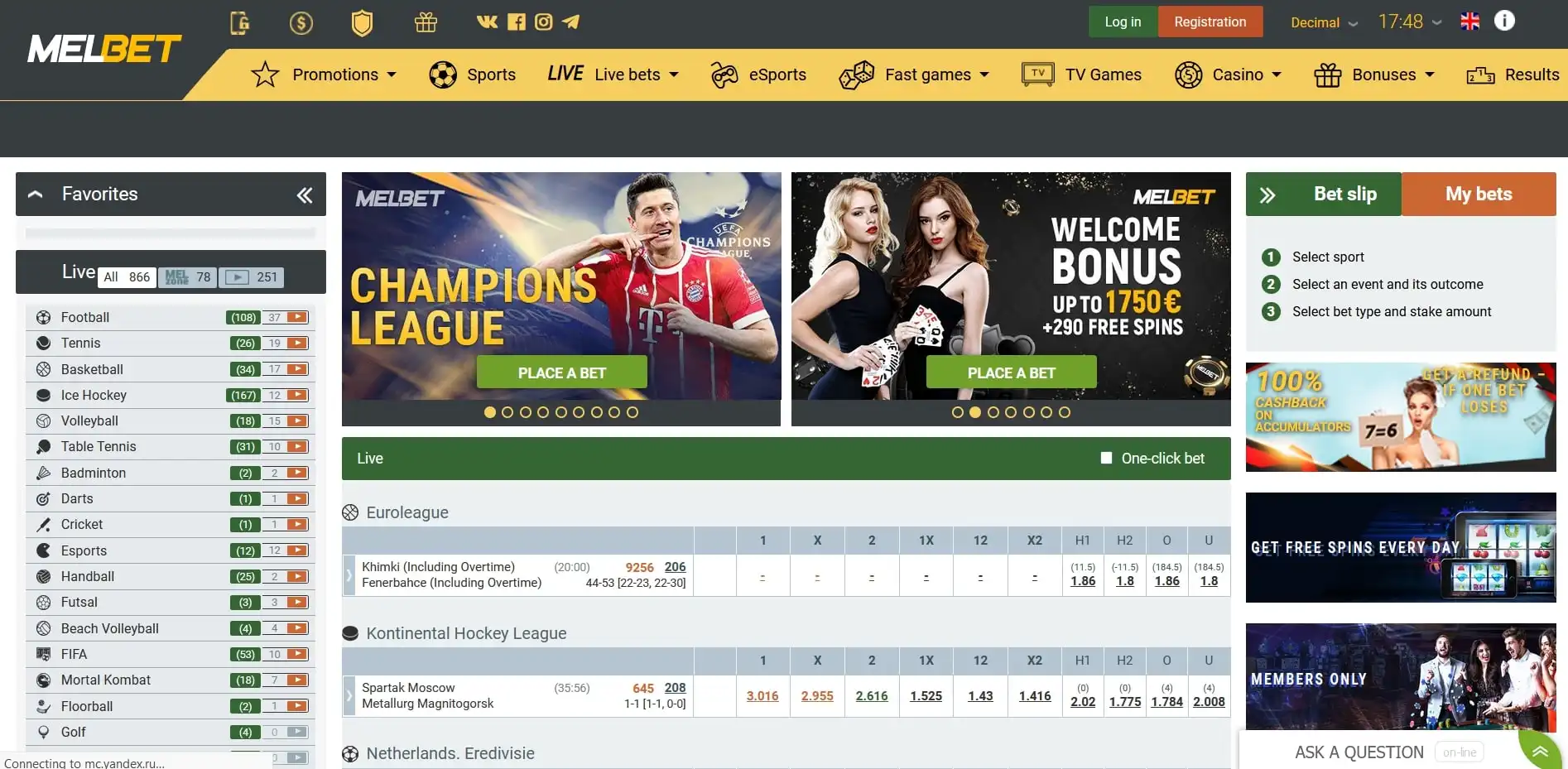 Melbet Casino Review