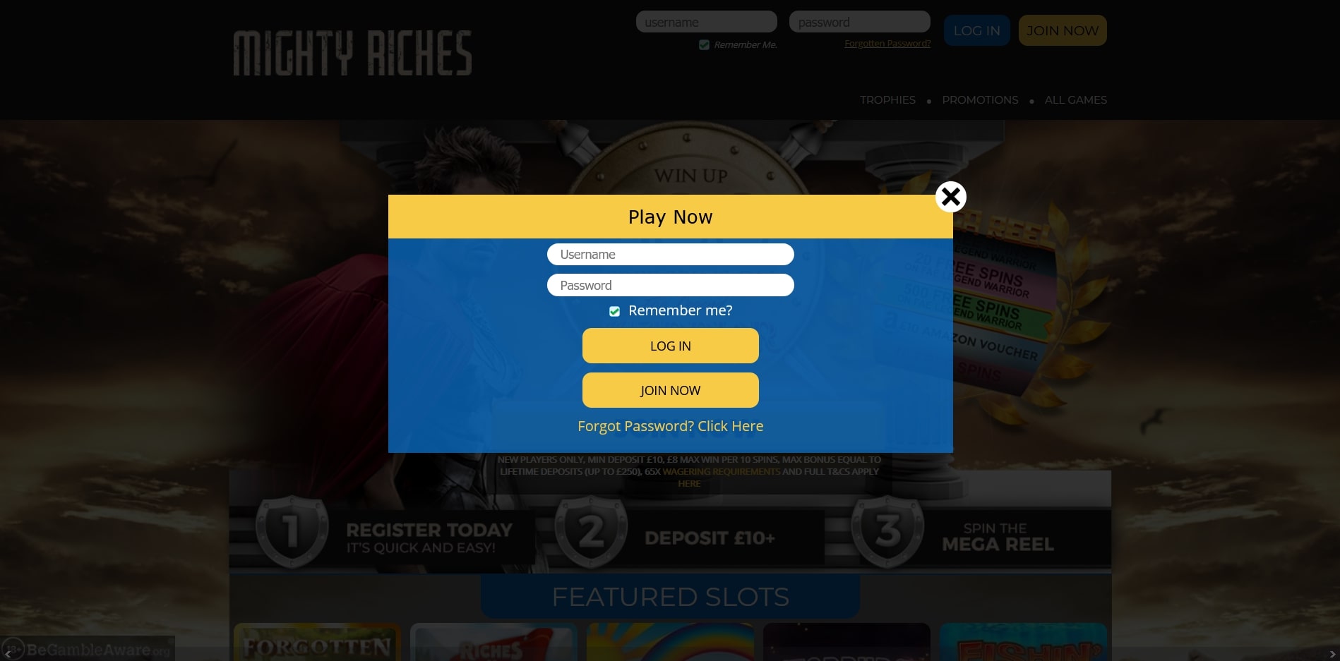 Mighty Riches Casino Login