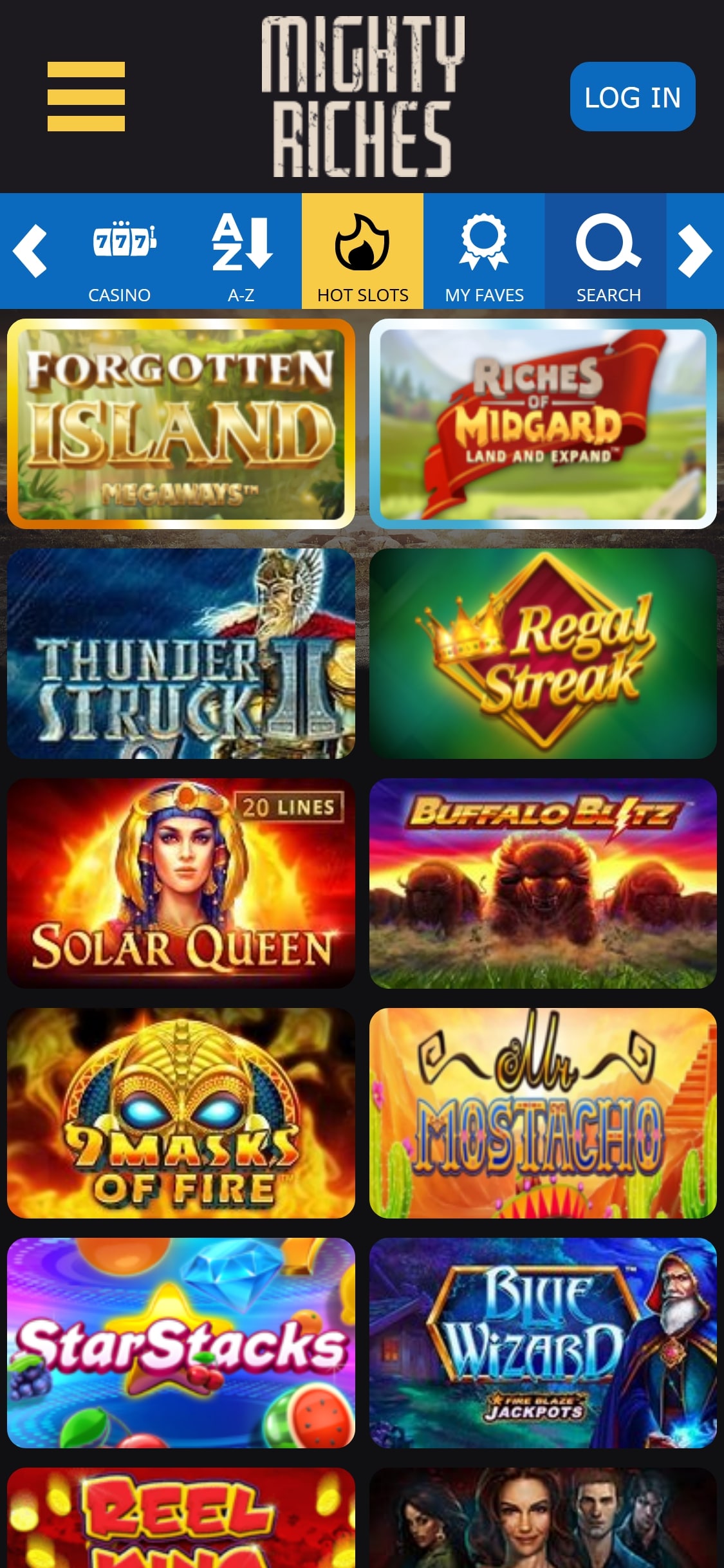 Mighty Riches Casino Mobile Games Review
