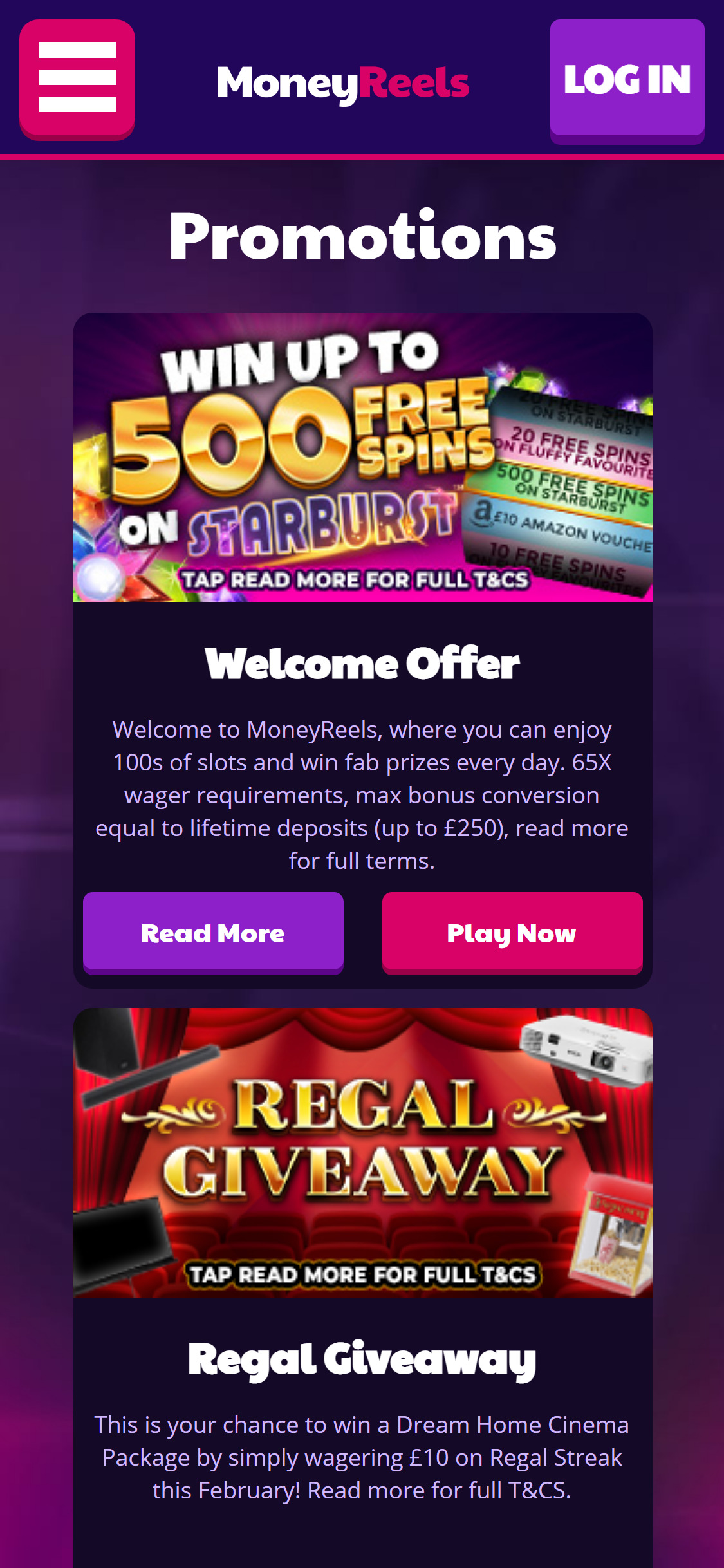 Money Reels Casino Mobile No Deposit Bonus Review