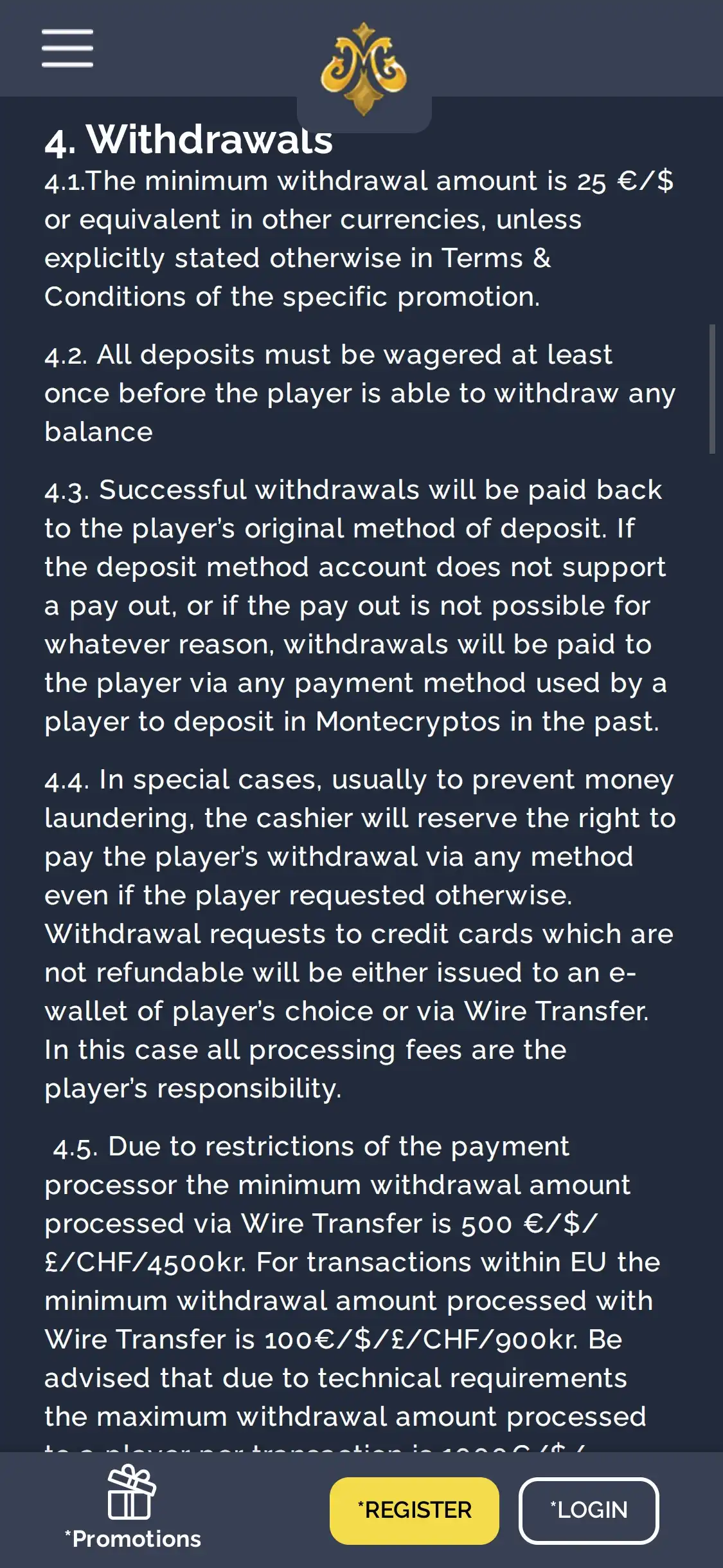 Monte Cryptos Casino: Casino Reviews & Login Guide 2026