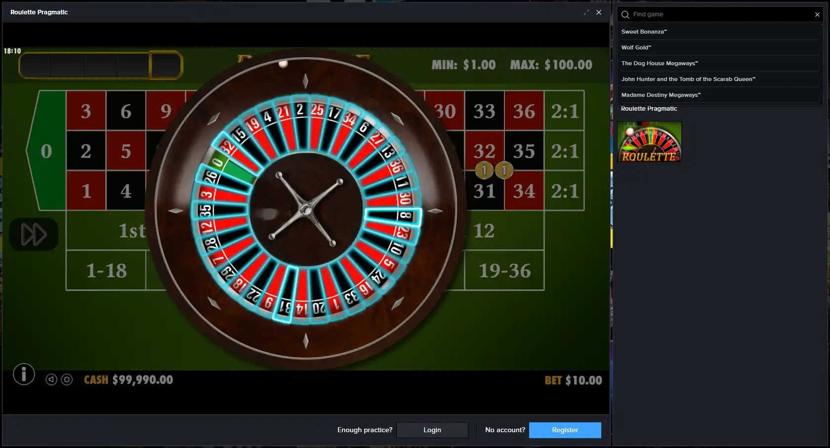Mozzart Casino Casino Games