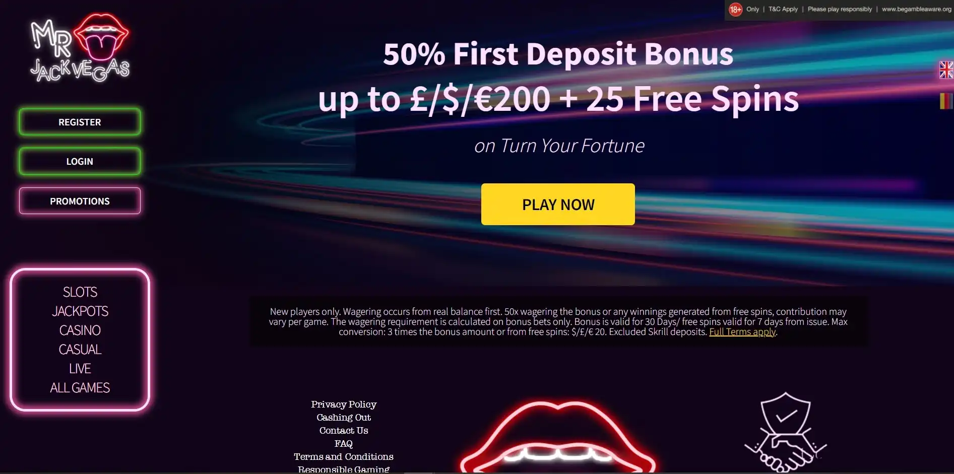 MrJackVegas Casino Review