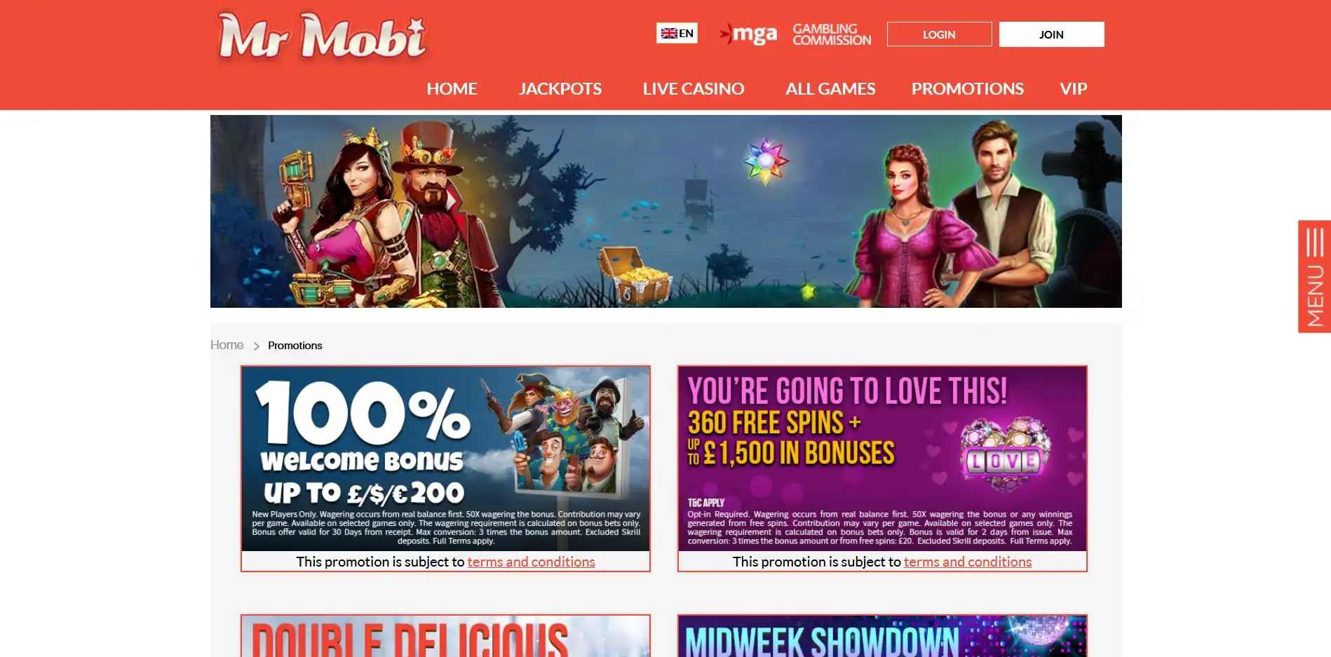 Mr Mobi Casino No Deposit Bonus