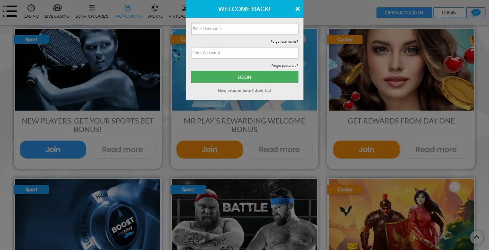 Mr Play Casino Login