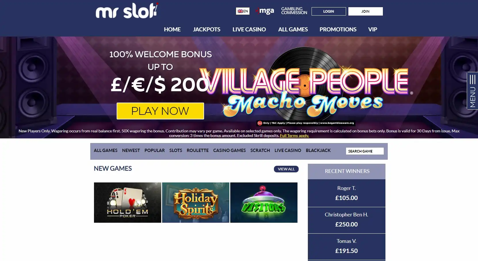 Mr Slot Casino Review