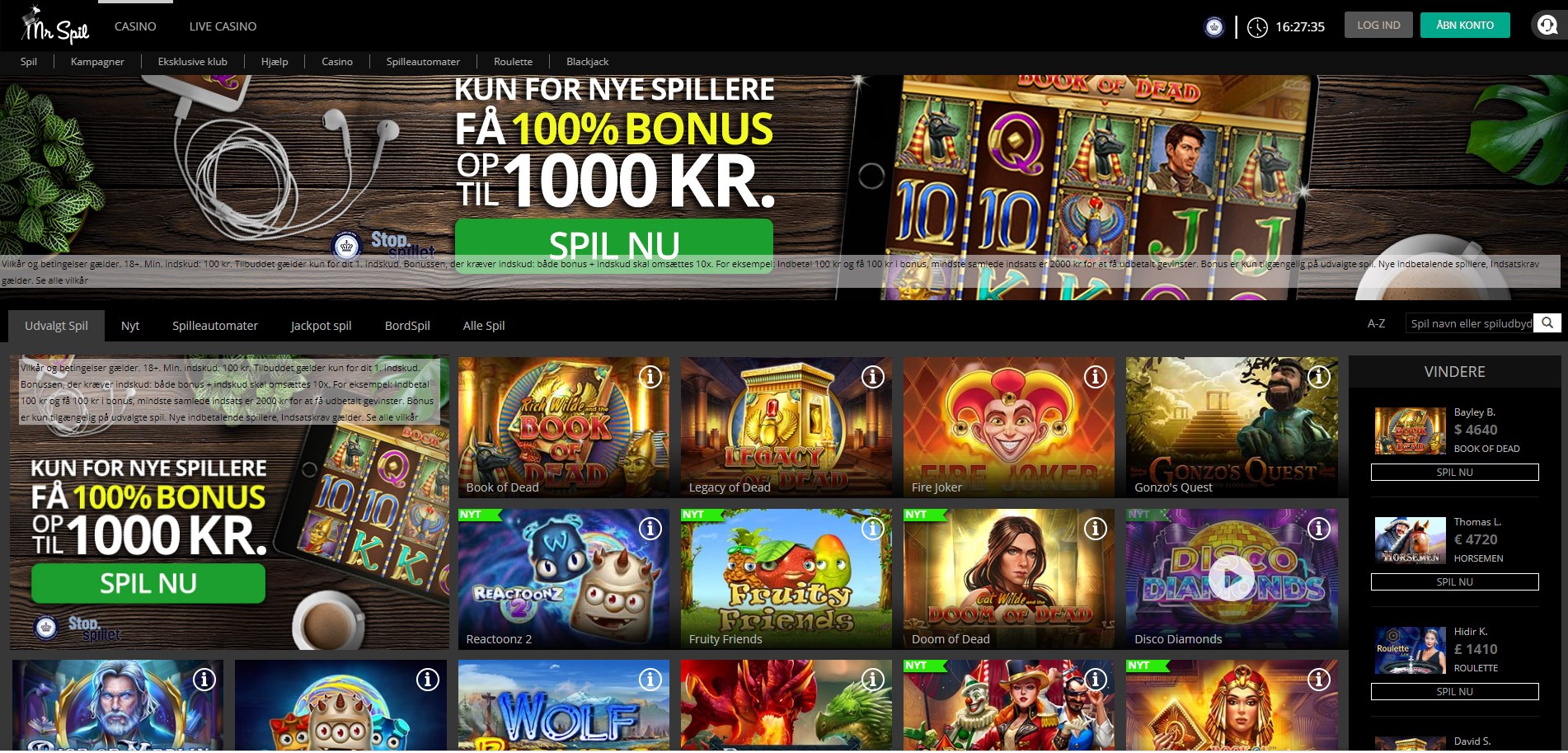 Mr Spil Casino DK Review
