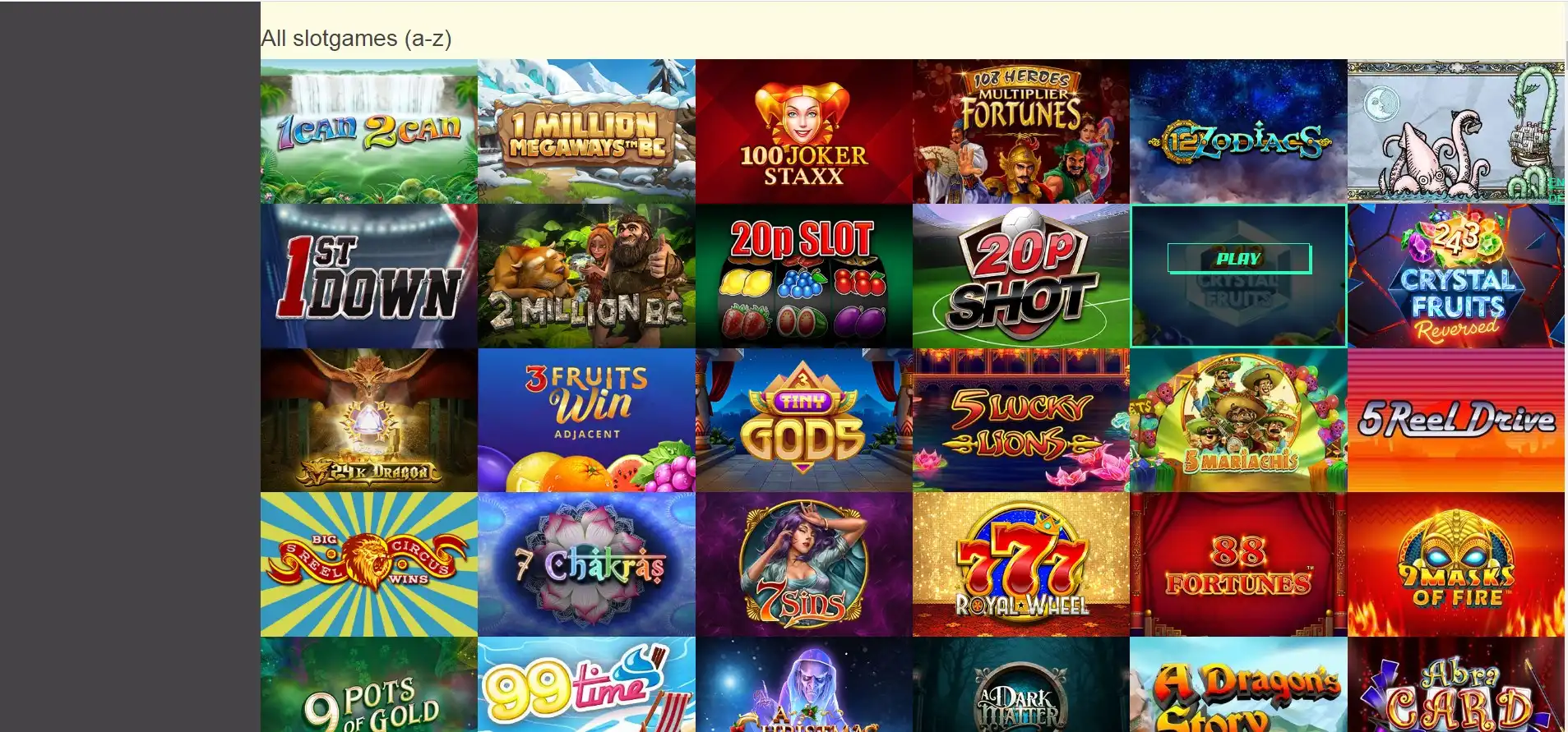 MrSuperPlay Casino Games