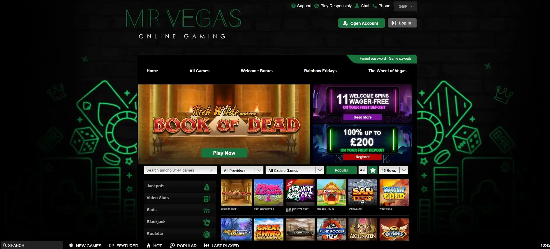 Mr Vegas Casino Review
