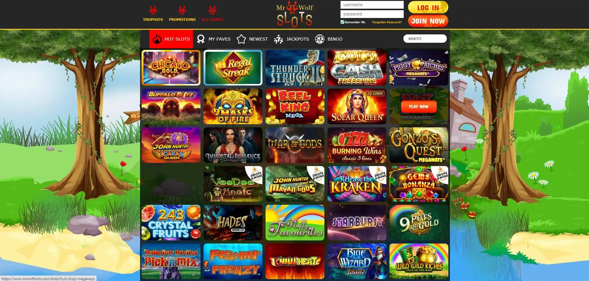 Mr Wolf Slots Casino Games