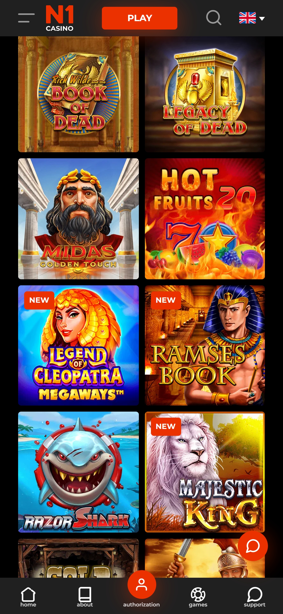 N1 Casino Mobile Games Review