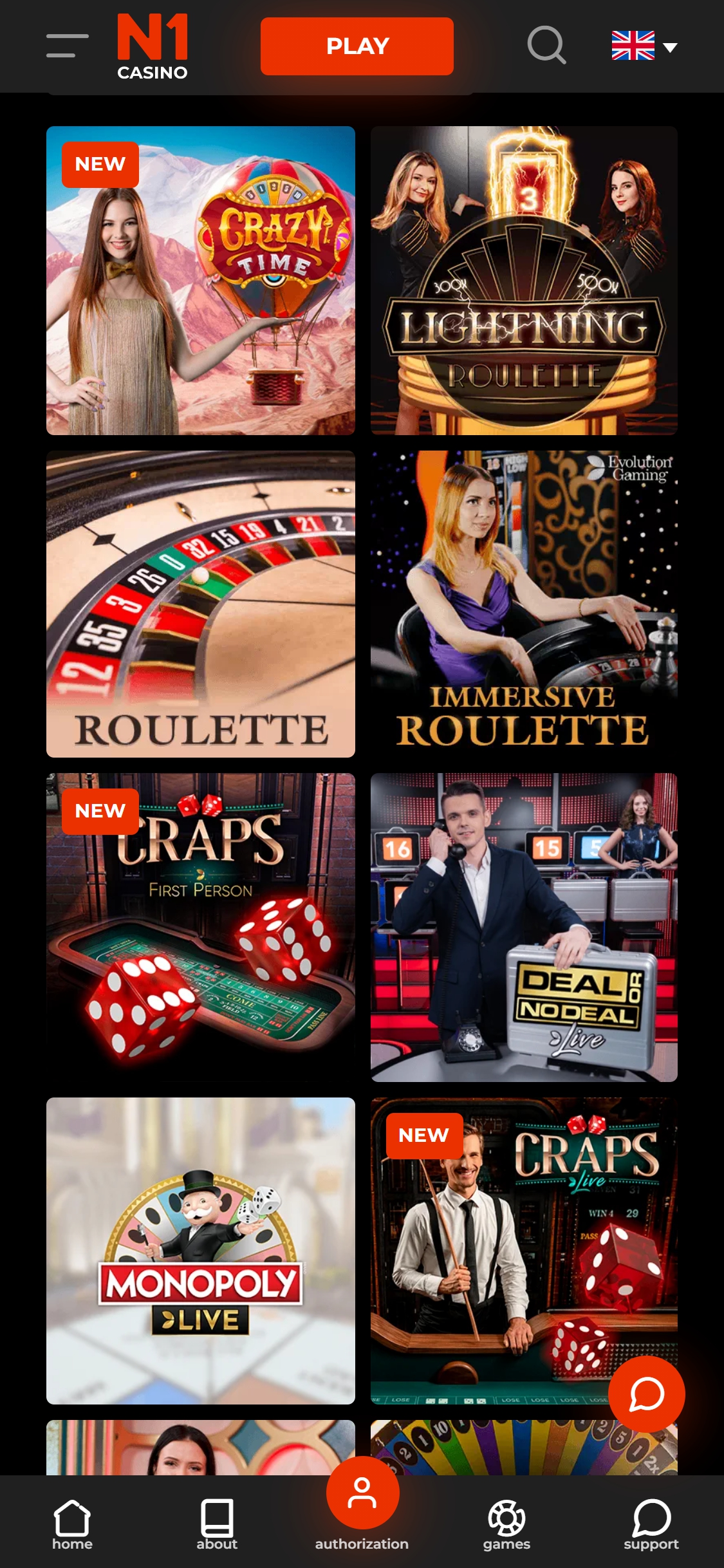 N1 Casino Mobile Live Dealer Games Review