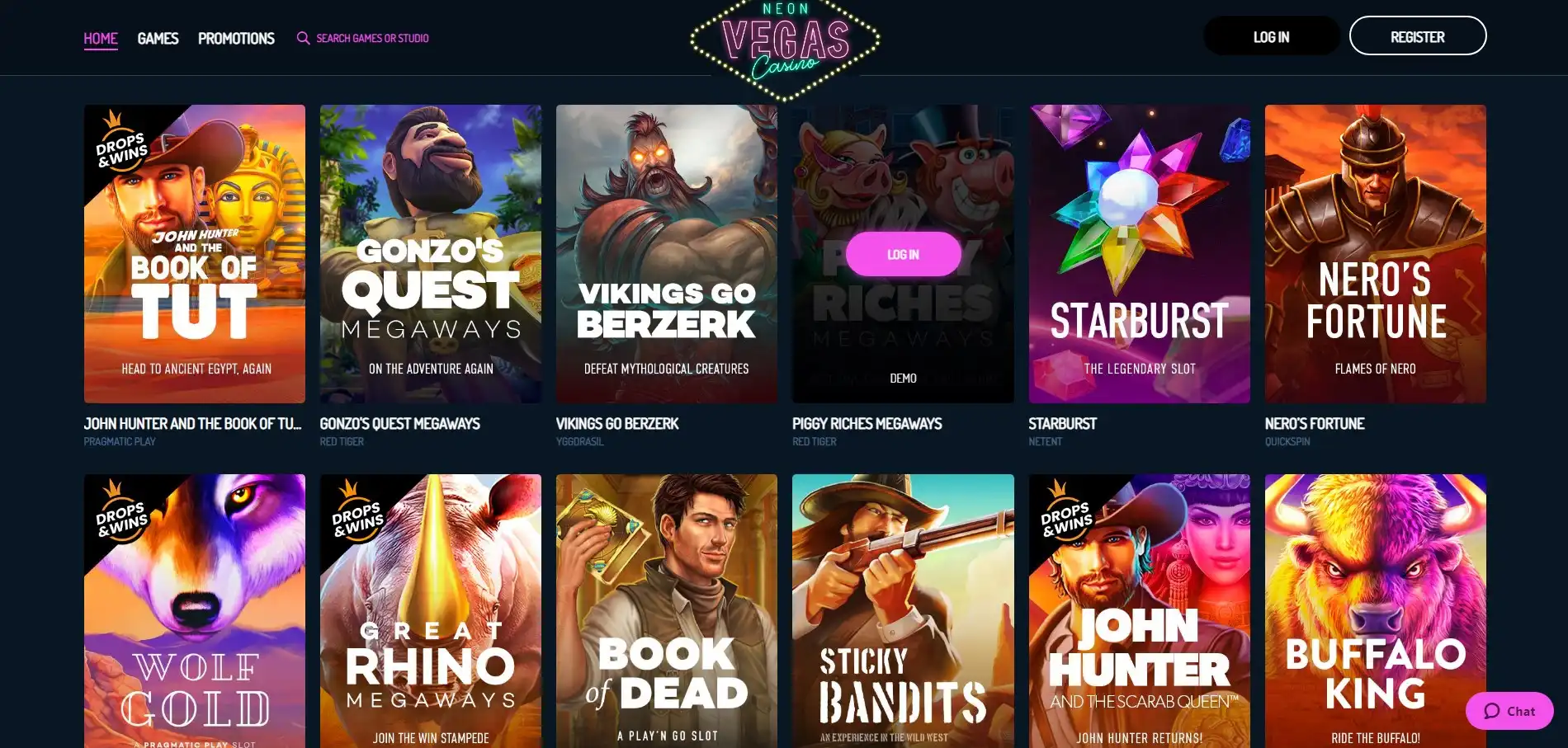 Neon Vegas Games