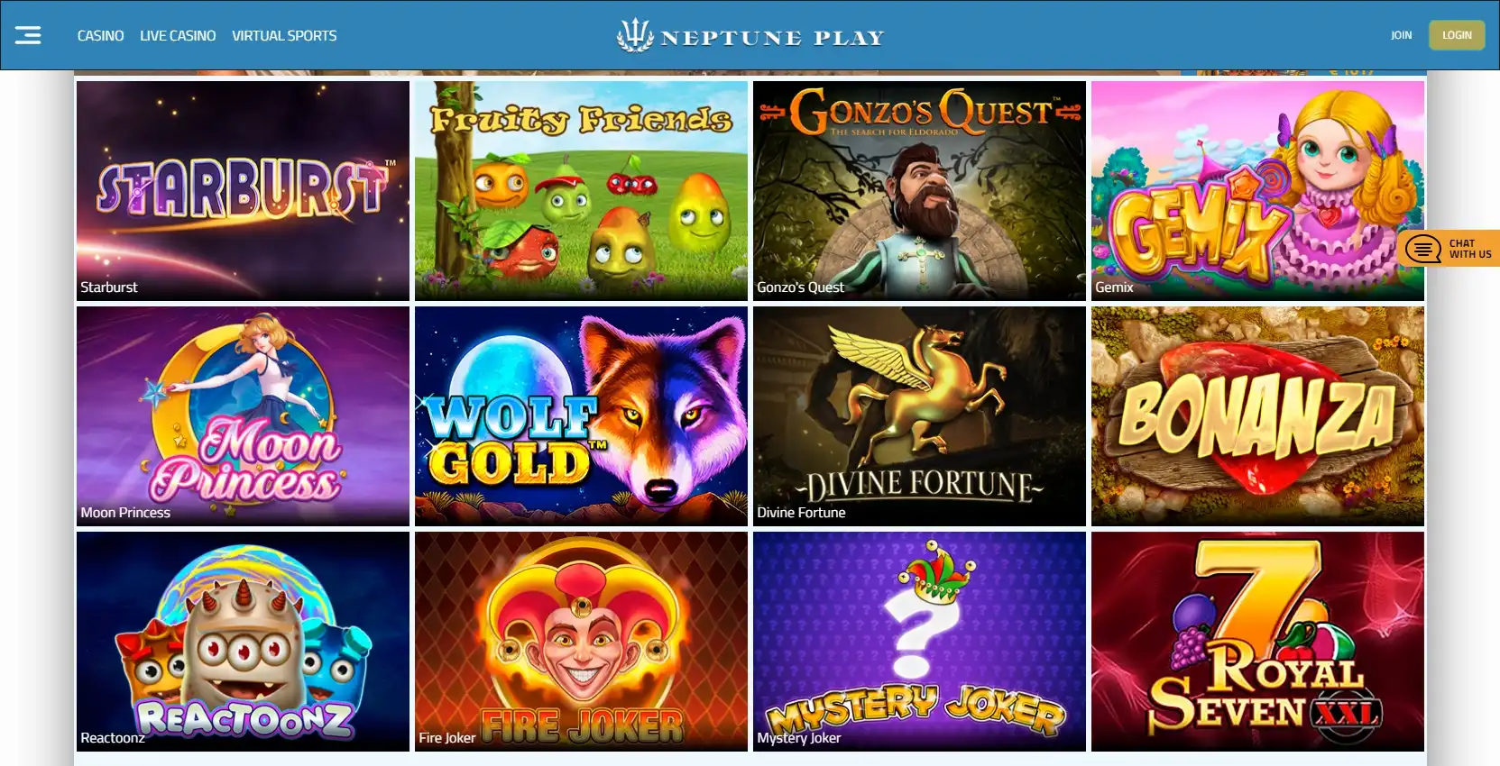 Neptune Play Games