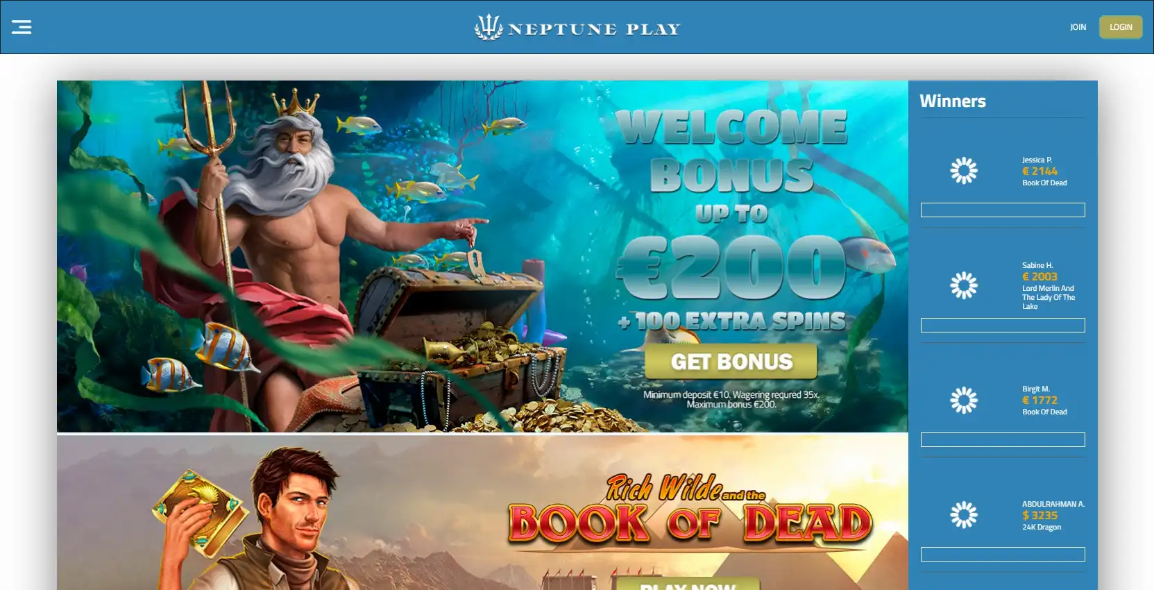 Neptune Play Review
