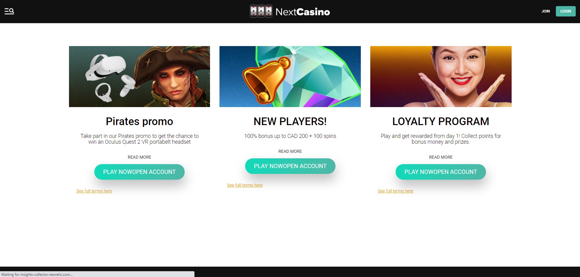 Next Casino No Deposit Bonus