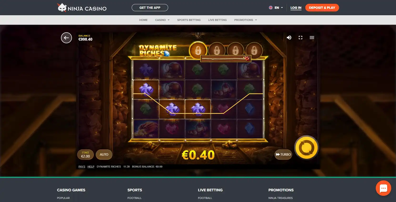 Ninja Casino Slot Games