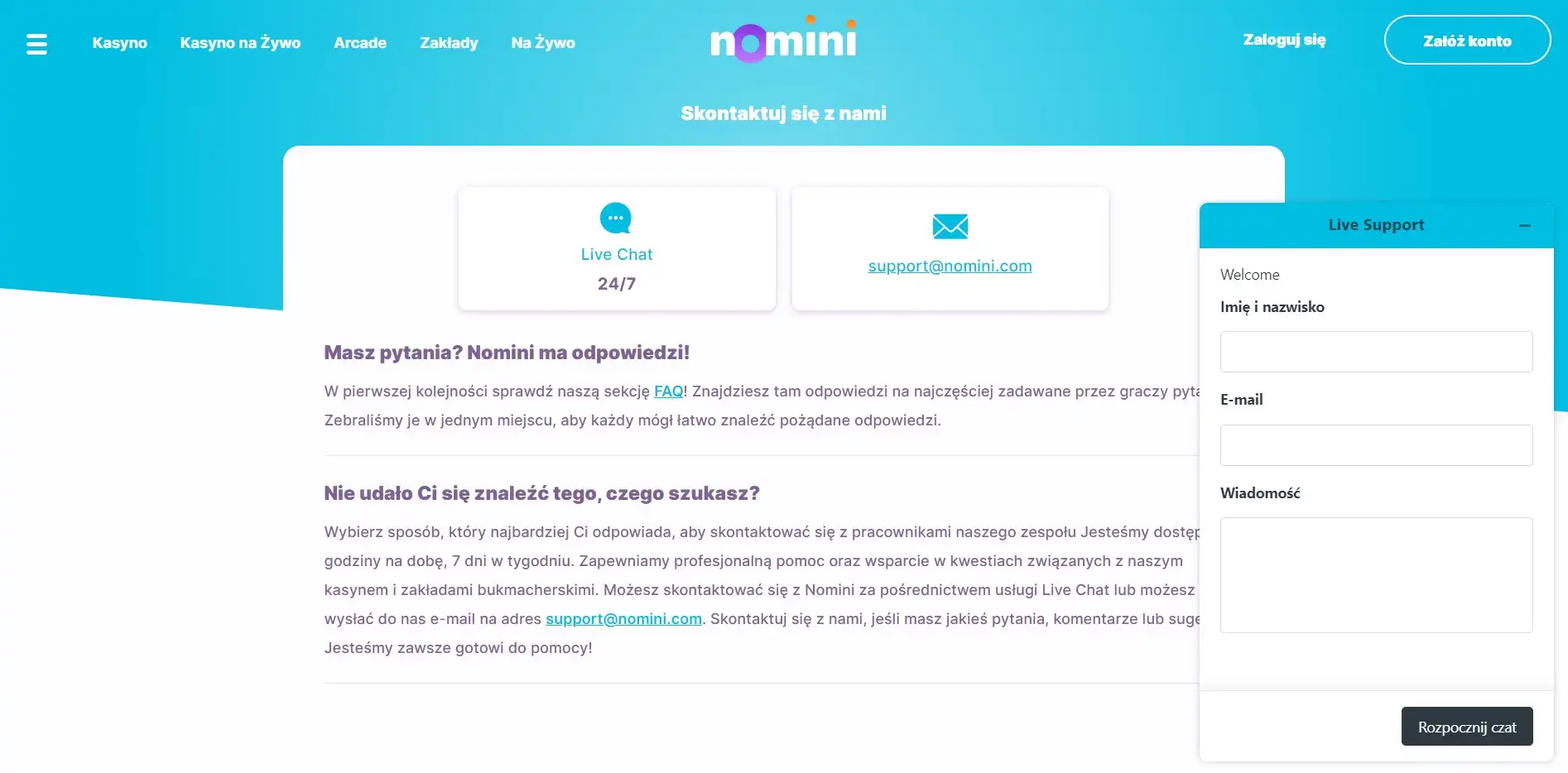 Nomini Casino Review