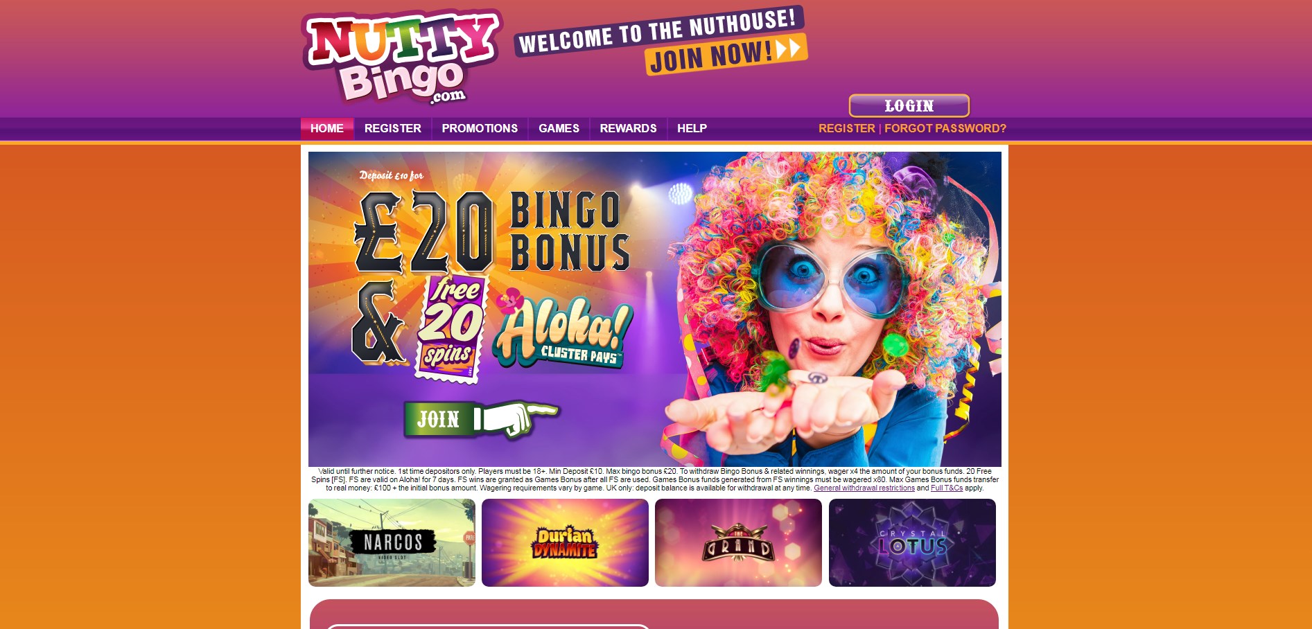 Nutty Bingo Casino Review
