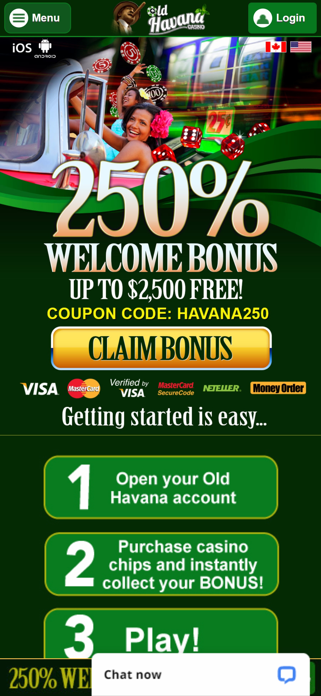 Old Havana Casino Mobile Review